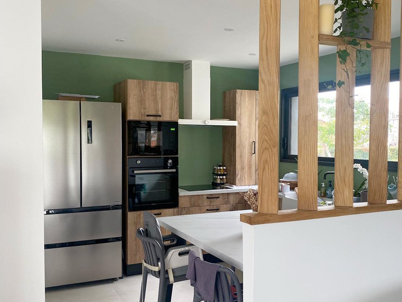 Installation d’une cuisine moderne et élégante