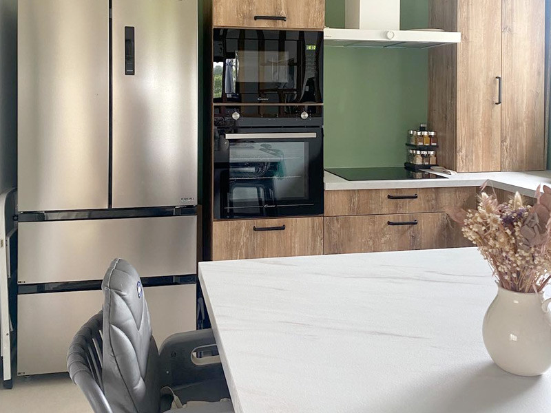 Installation d’une cuisine moderne et élégante